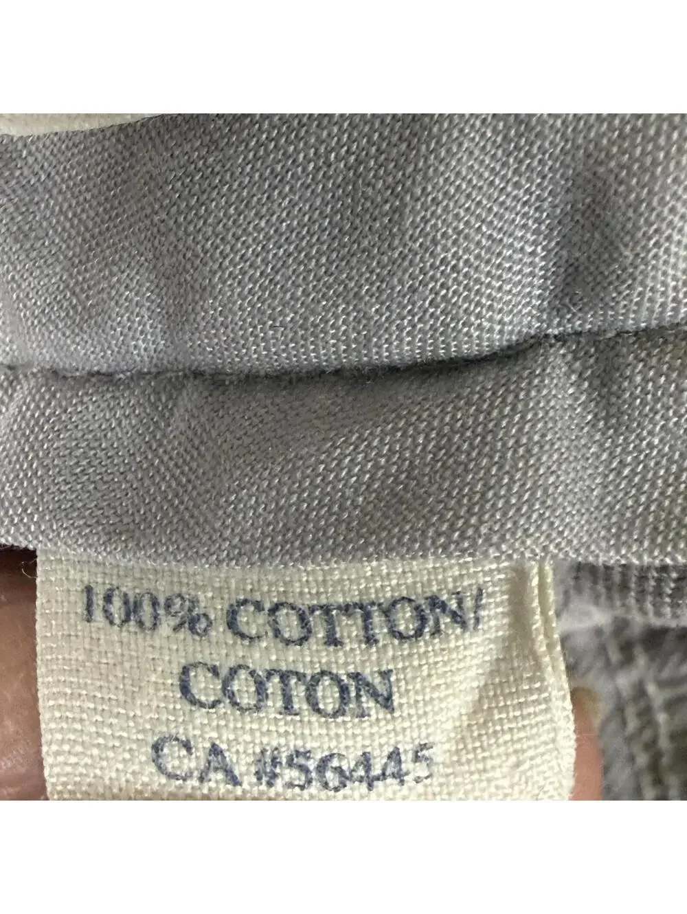 Vintage Y2K J. Crew Men's Size 32x30 100% Cotton Gray Pants Trousers